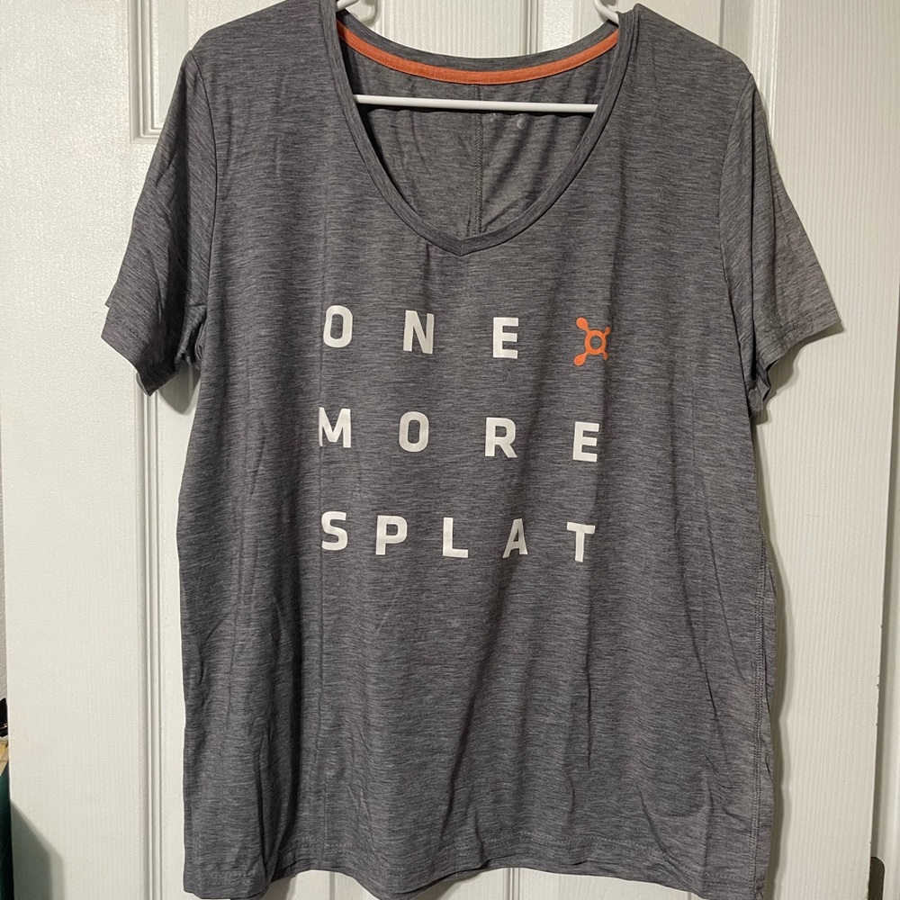 XL Orangetheory Fitness Gray V-Neck TShirt